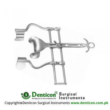 Balfour Retractor Complete With Central Blade Ref:- RT-903-01 Stainless Steel, 20 cm - 8" Spread - Lateral Blades Size 180 mm - 70 x 35 mm